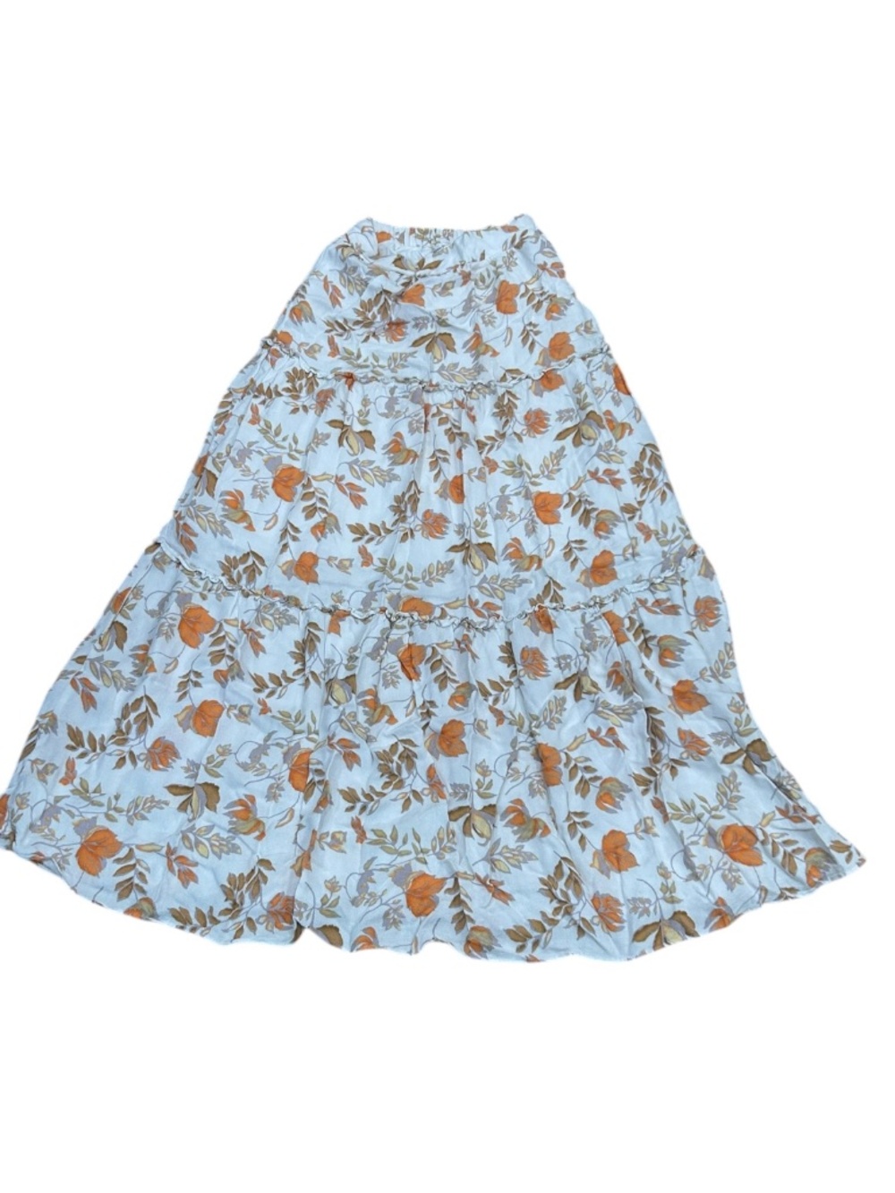 Steven Wonders Midi Skirt Size S Small Floral Beach